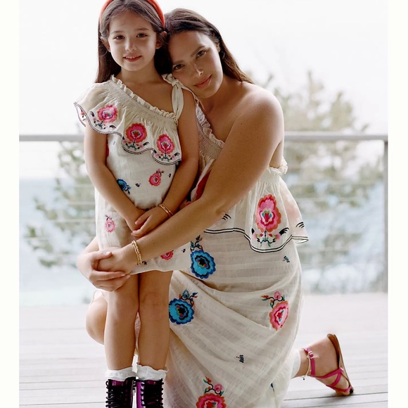 NWT Anthropologie Embroidered One-Shoulder Midi Dress Plenty by Tracy Re… - Picture 4 of 9